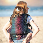 Peacock's Tail Black Opal LennyPreschool Carrier by LennyLamb - Buckle CarrierLittle Zen One5907557760997