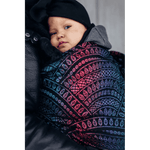 Peacocks Tail Black Opal Ring Sling