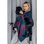 Peacocks Tail Black Opal Ring Sling
