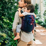 Peacock's Tail Black Opal Toddler Onbuhimo PRO by LennyLamb - OnbuhimoLittle Zen One5907557789370