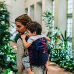 Peacock's Tail Black Opal Toddler Onbuhimo PRO by LennyLamb - OnbuhimoLittle Zen One5907557789370