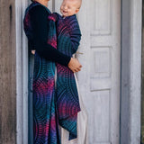 Peacock's Tail Black Opal Woven Wrap by LennyLamb - Woven WrapLittle Zen One5907557729062