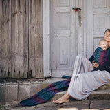 Peacock's Tail Black Opal Woven Wrap by LennyLamb - Woven WrapLittle Zen One5907557729062