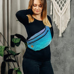 Peacocks Tail Fantasy Large Waist Bag by LennyLamb Bags