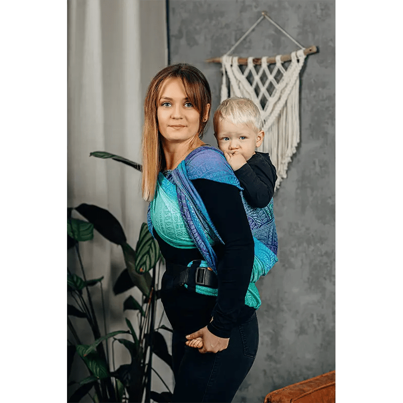 Peacock’s Tail Fantasy LennyHybrid by Lennylamb - Half Buckle CarrierLittle Zen One5907557754194