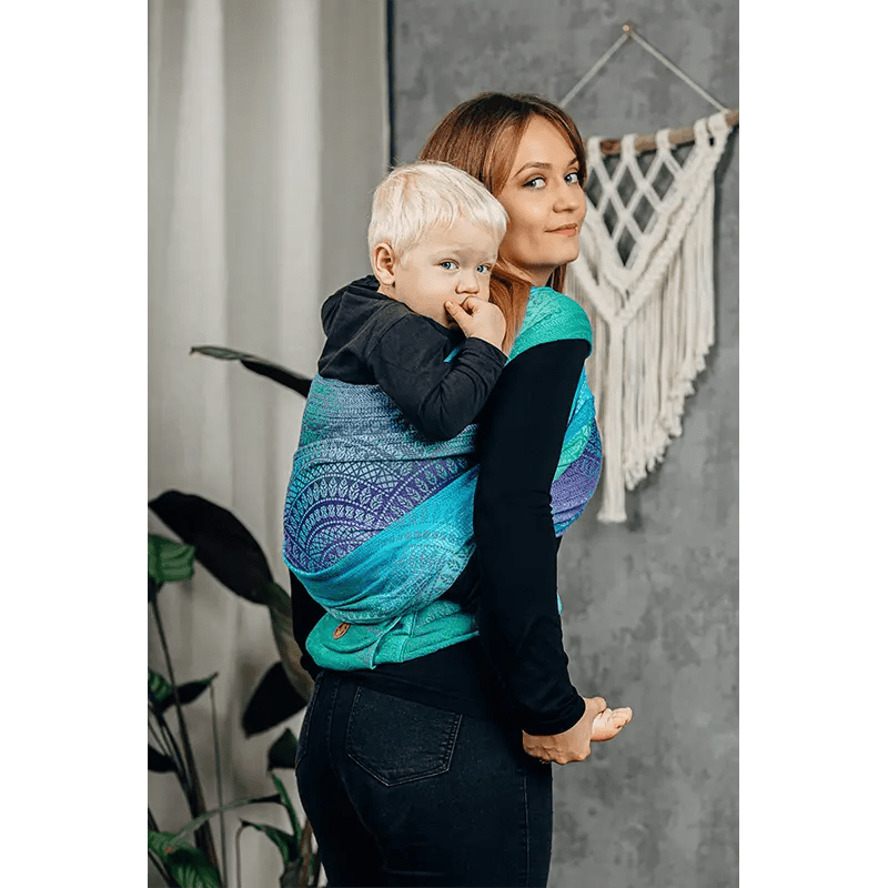 Peacock’s Tail Fantasy LennyHybrid by Lennylamb - Half Buckle CarrierLittle Zen One5907557754194