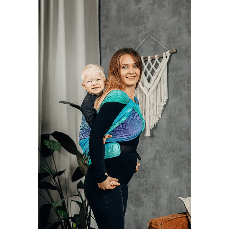 Peacock’s Tail Fantasy LennyHybrid by Lennylamb - Half Buckle CarrierLittle Zen One5907557754194