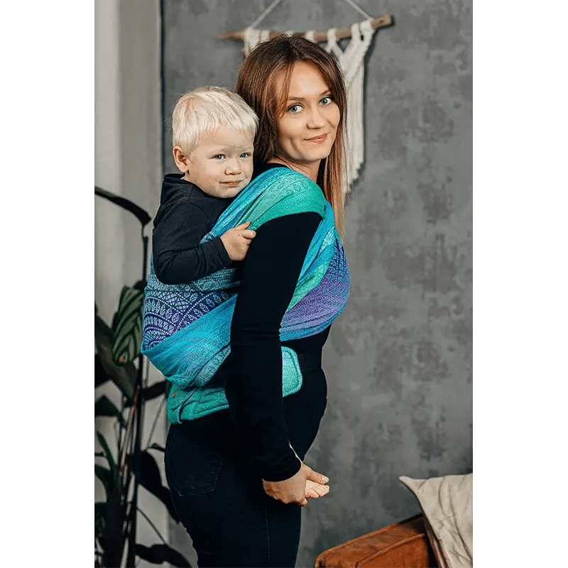 Peacock’s Tail Fantasy LennyHybrid by Lennylamb - Half Buckle CarrierLittle Zen One5907557754194