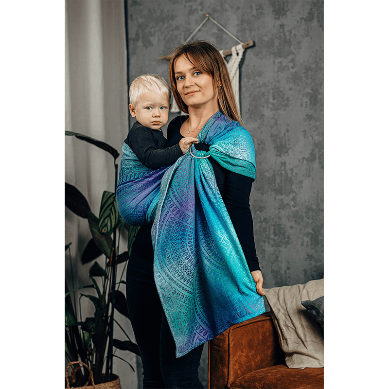 Peacock's Tail Fantasy Ring Sling by LennyLamb - Ring SlingLittle Zen One5907557709989