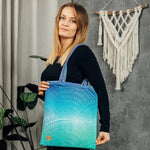 Peacocks Tail Fantasy Shopping Bag by LennyLamb Bags