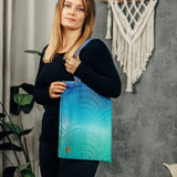 Peacock's Tail Fantasy Shopping Bag by LennyLamb - BagsLittle Zen One5907557737623