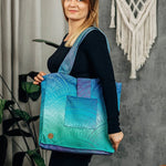 Peacocks Tail Fantasy Shoulder Bag by LennyLamb Bags