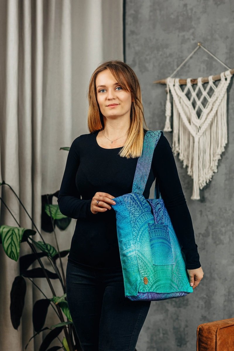 Peacocks Tail Fantasy Shoulder Bag by LennyLamb Bags