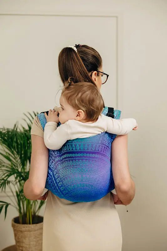 Peacock's Tail Fantasy Toddler Onbuhimo PRO by LennyLamb - OnbuhimoLittle Zen One5907557789394