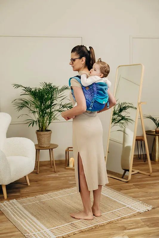 Peacock's Tail Fantasy Toddler Onbuhimo PRO by LennyLamb - OnbuhimoLittle Zen One5907557789394