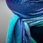 Peacocks Tail Fantasy Woven Wrap