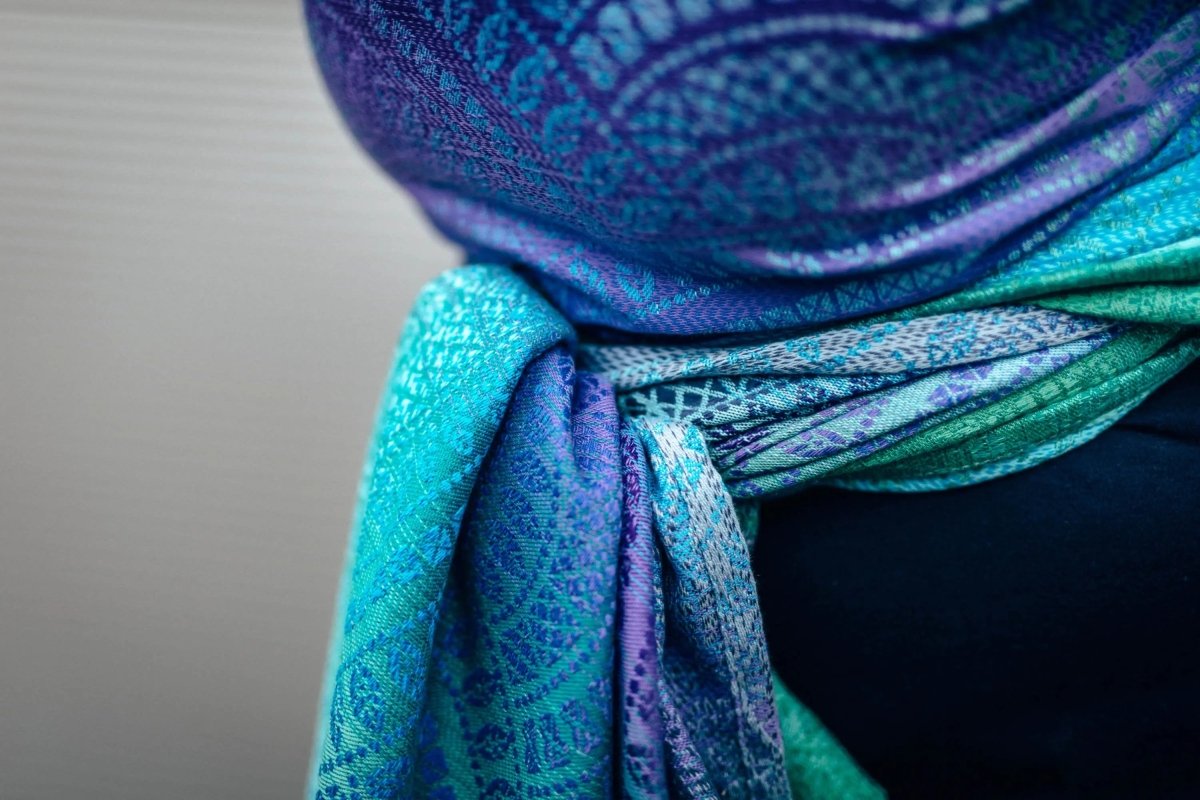 Peacocks Tail Fantasy Woven Wrap