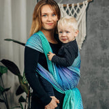 Peacocks Tail Fantasy Woven Wrap