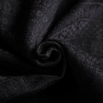Peacocks Tail Pitch Black Long Cardigan