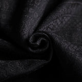 Peacocks Tail Pitch Black Long Cardigan
