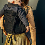 Peacock's Tail Pitch Black Onbuhimo PRO by LennyLamb - OnbuhimoLittle Zen One03854928