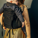 Peacock's Tail Pitch Black Onbuhimo PRO by LennyLamb - OnbuhimoLittle Zen One03854928