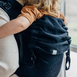 Peacock's Tail Pitch Black Preschool Onbuhimo PRO by LennyLamb - OnbuhimoLittle Zen One64300624