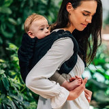 Peacocks Tail Pitch Black Toddler Onbuhimo Pro