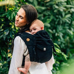 Peacocks Tail Pitch Black Toddler Onbuhimo Pro