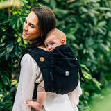 Peacocks Tail Pitch Black Toddler Onbuhimo Pro