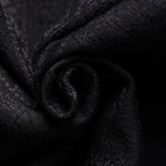 Peacocks Tail Pitch Black Woven Wrap