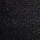 Peacocks Tail Pitch Black Woven Wrap