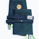 Peacock's Tail Quantum - Drool Pads & Reach Straps by LennyLamb LennyLamb at Little Zen One