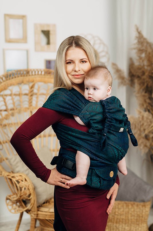 Peacock's Tail Quantum LennyHybrid Half Buckle by LennyLamb - Half Buckle CarrierLittle Zen One34692944