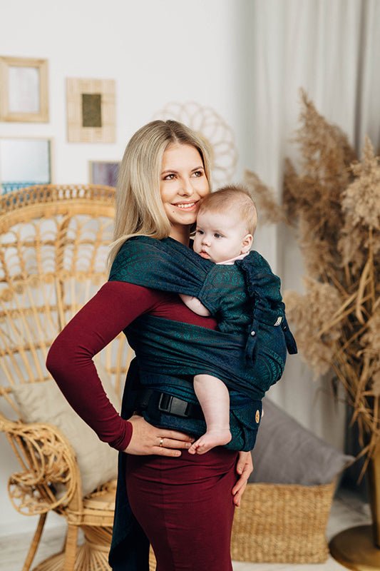 Peacock's Tail Quantum LennyHybrid Half Buckle by LennyLamb - Half Buckle CarrierLittle Zen One34692944