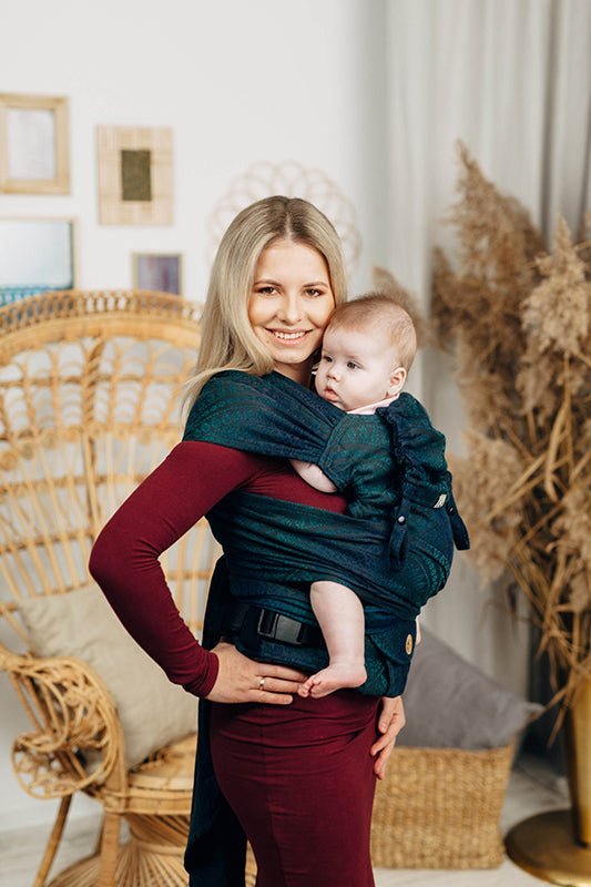 Peacock's Tail Quantum LennyHybrid Half Buckle by LennyLamb - Half Buckle CarrierLittle Zen One34692944