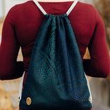 Peacocks Tail Quantum Sackpack by LennyLamb Bags