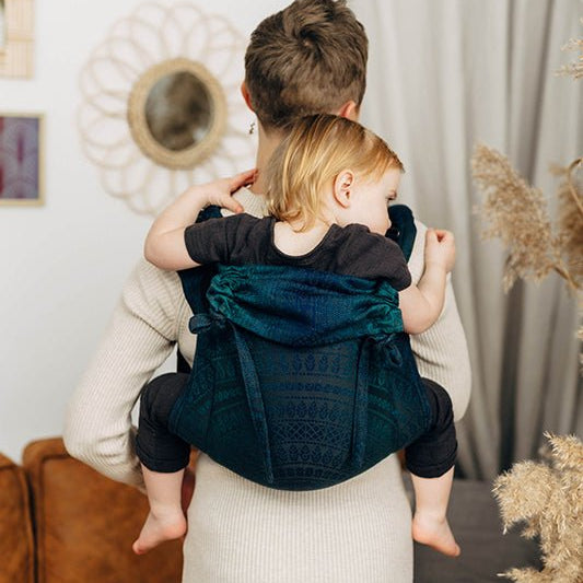 Peacock's Tail Quantum Toddler Onbuhimo by LennyLamb - OnbuhimoLittle Zen One10239056