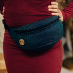 Peacocks Tail Quantum Waist Bag by LennyLamb Bags