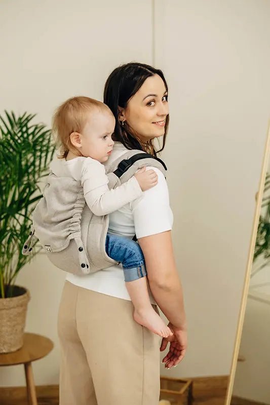 LennyLamb Broken Twill Peanut onbuhimo baby carrier