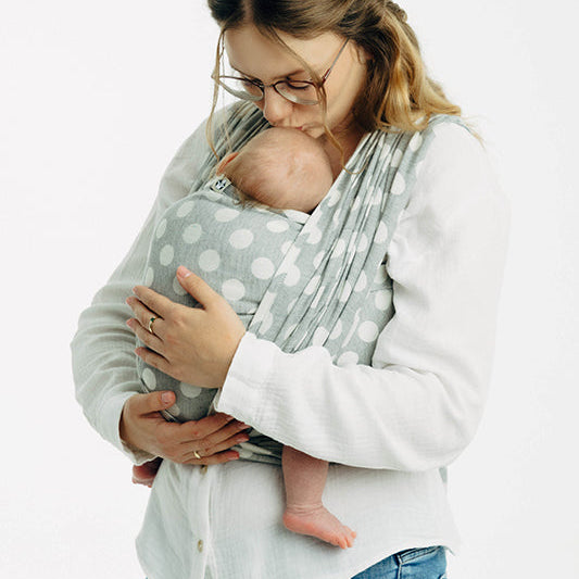 Polka Dots Plop Woven Wrap by LennyLamb - Woven WrapLittle Zen One5907557792516