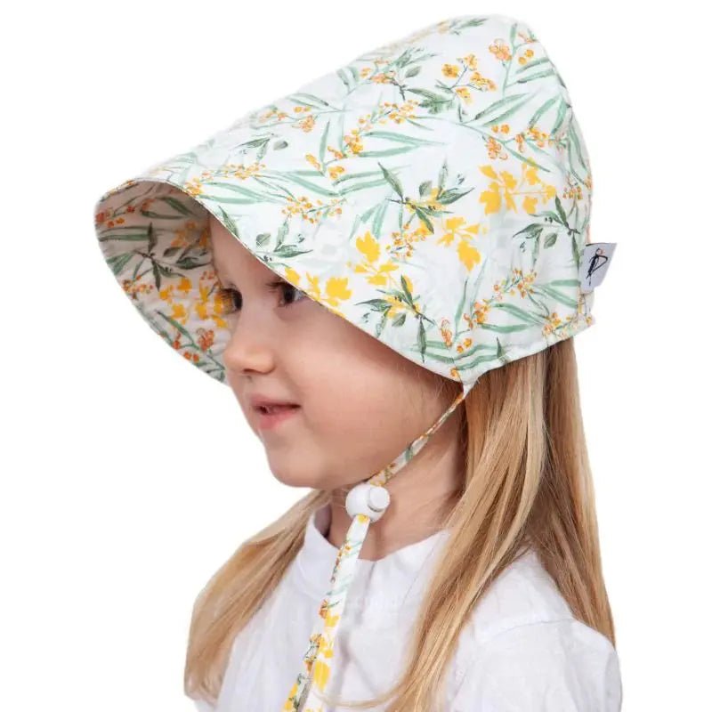 Pollinator Garden Meadow Organic Cotton Infant and Toddler Upf50 Sun Protection