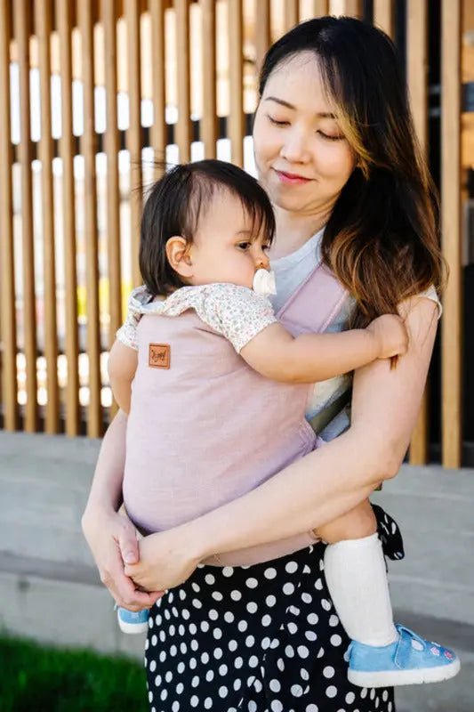 Primrose Desert Tan Toddler Carrier by Happy Baby Buckle Carrier