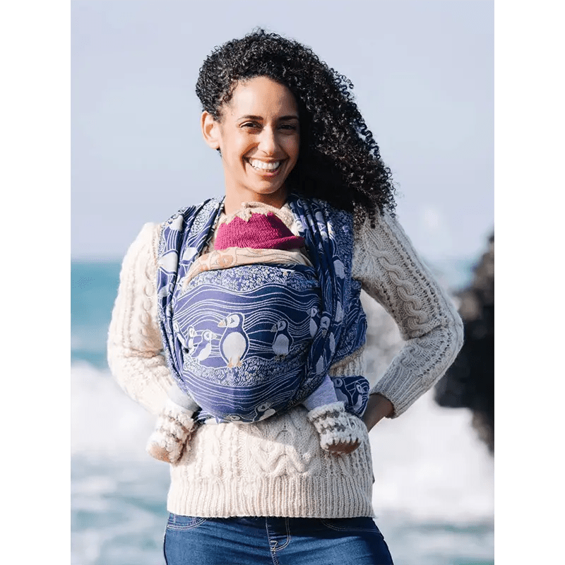 Puffins Arisaig Woven Wrap by Oscha - Woven WrapLittle Zen One111117705