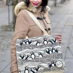 Puffins Tote Bag by Oscha Bags