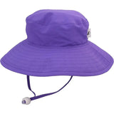 Purple Solar Nylon Upf50 Sun Protection Child Wide Brim Sunshine Hat Baby