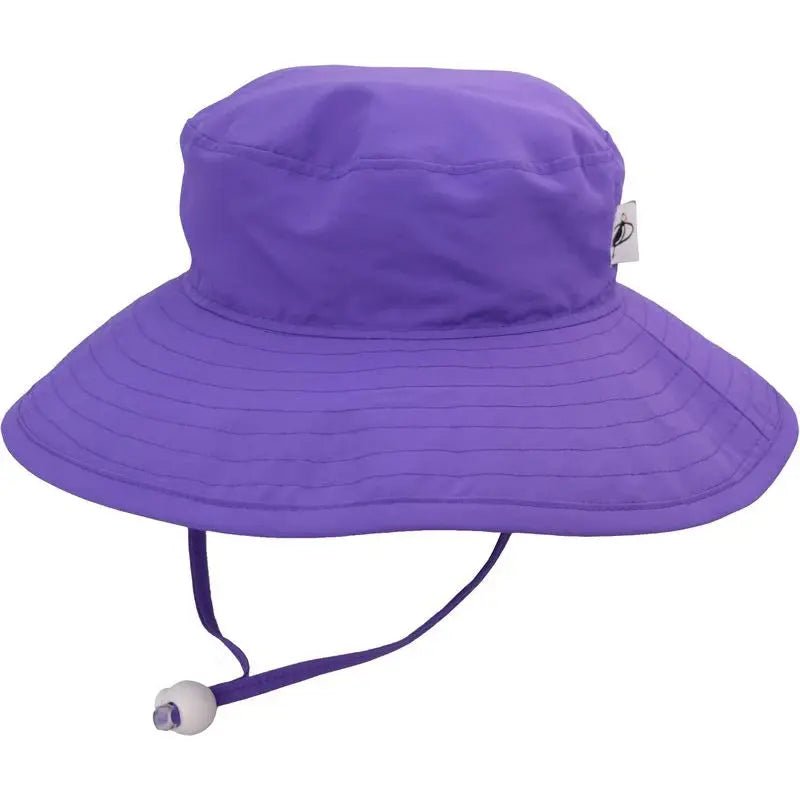 Purple Solar Nylon UPF50+ Sun Protection Child Wide Brim Sunshine Hat - Baby Carrier AccessoriesLittle Zen One79246416