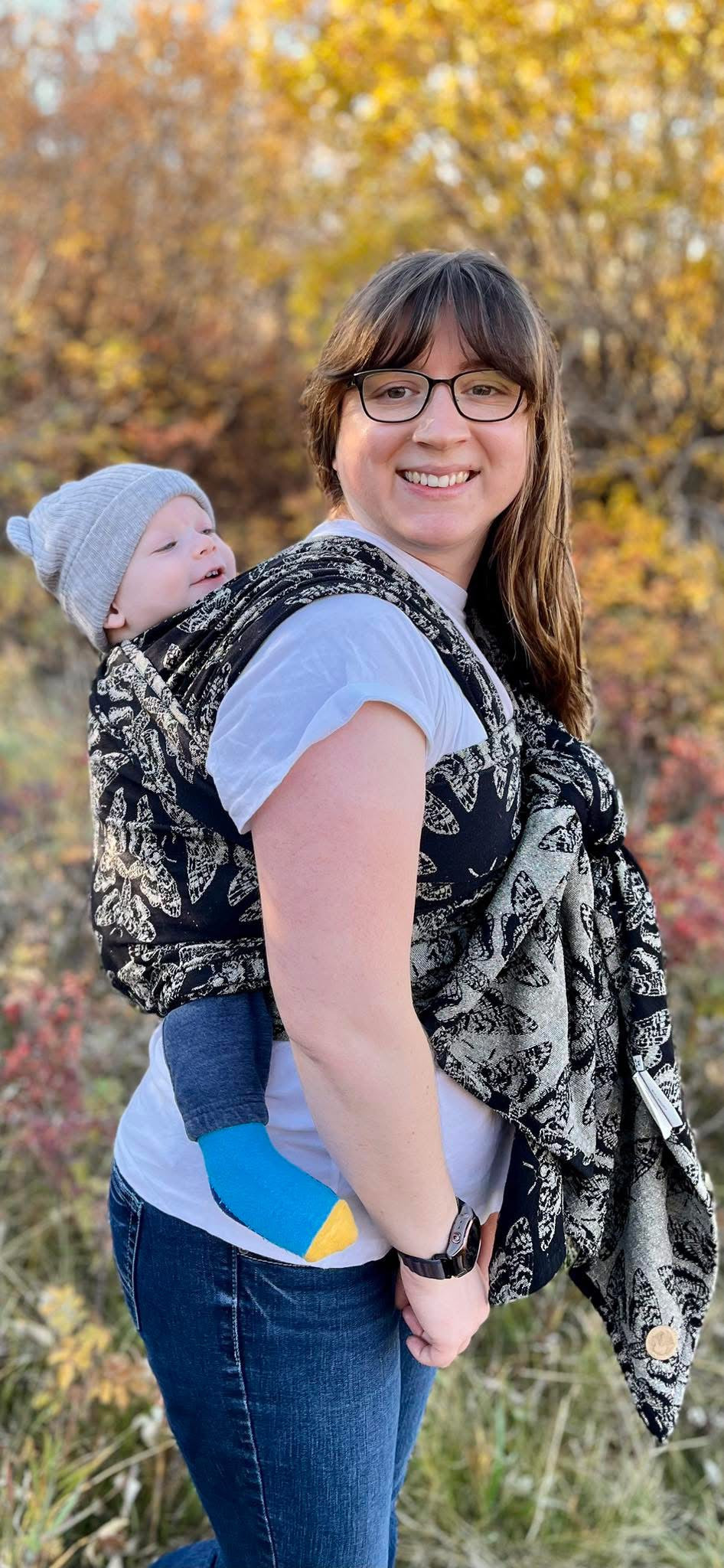 Queen of the Night Pamina Woven Wrap by LennyLamb LennyLamb at Little Zen One