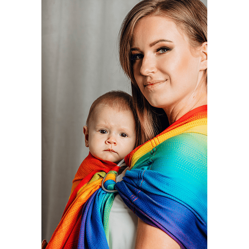 Rainbow Baby Ring Sling by LennyLamb - Ring SlingLittle Zen One5907557755283