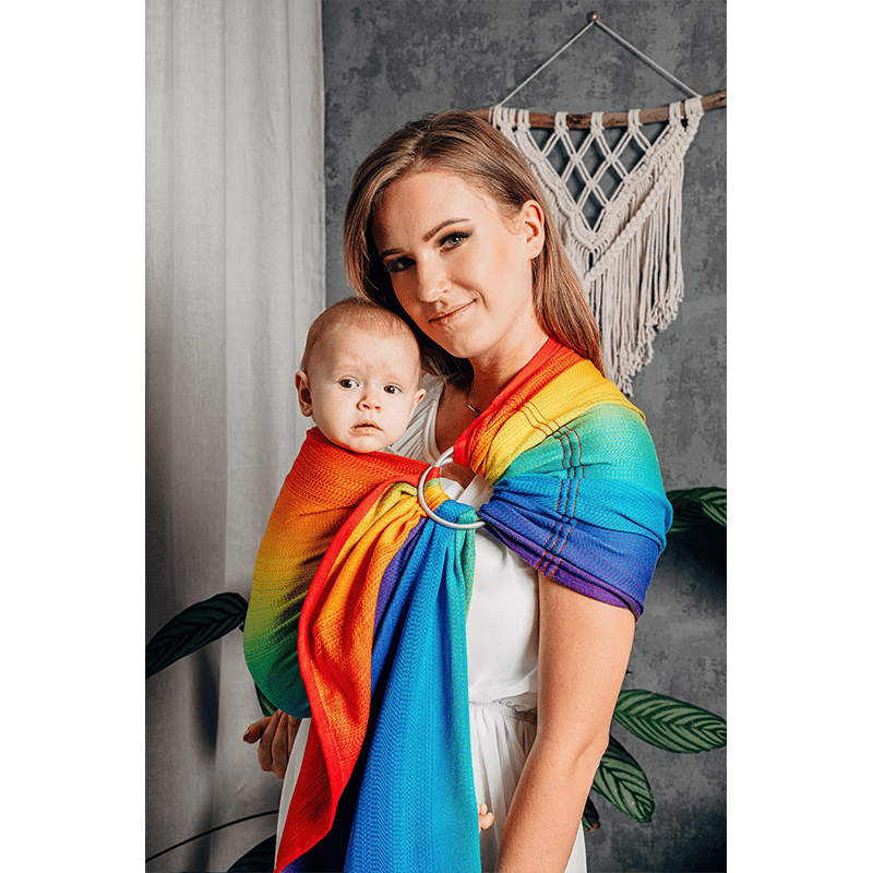 Rainbow Baby Ring Sling by LennyLamb - Ring SlingLittle Zen One5907557755283